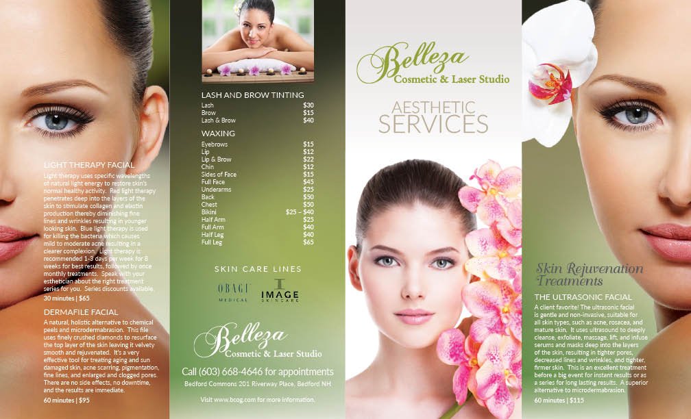 Belleza — price brochure